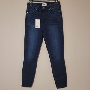 Paige Hoxton Ankle Tonal Layland Skinny Jeans Size 27